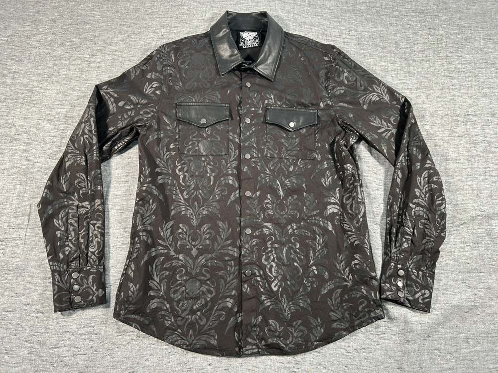 Killstar Shirt Mens Medium Black Gothic Punk Occult Alternative Streetwear